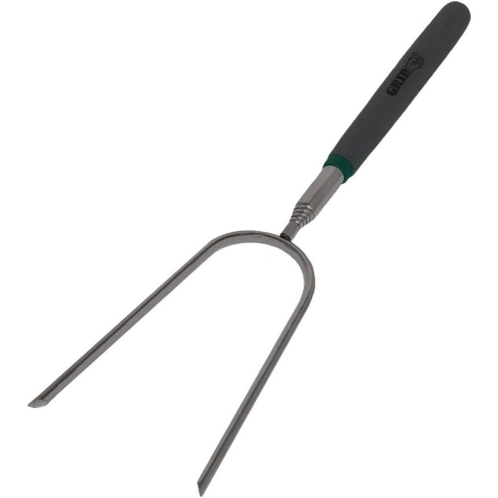 Grip on Tools Telescopic Camping Fork Extends to 24" Rubber Grip Handle New
